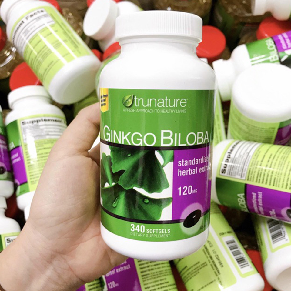 Trunature Ginkgo Biloba 120mg 340 viên của Mỹ